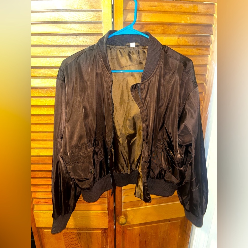 Comfortable cute brown jacket